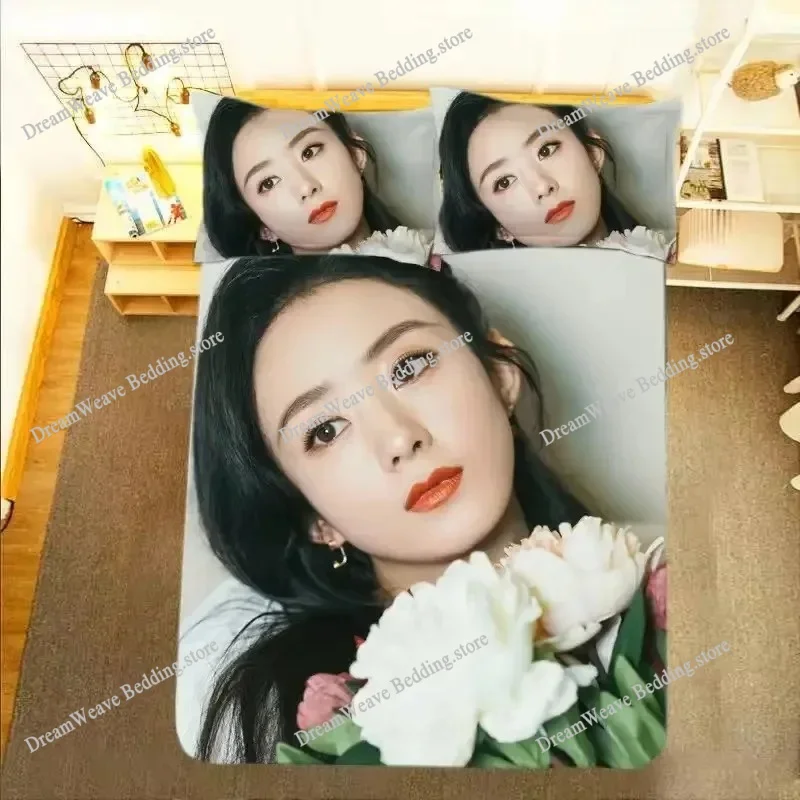 Luxury Lifestyle Photos - โปสเตอร์ Zhao Liying HD พร้อมปลอกหมอน+ผ้าห่มนวม สำหรับหอพักเดี่ยว